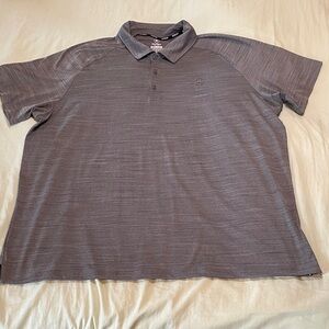 Hurley Heathered Grey Charcoal Polo Golf Shirt